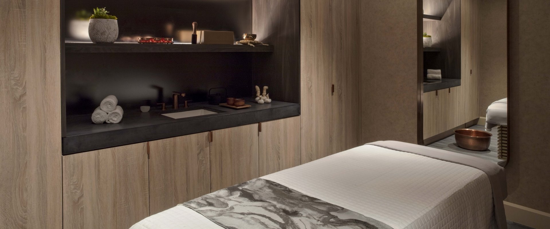 Massage and Facial Treatment Room at Rose, a Nashville Spa